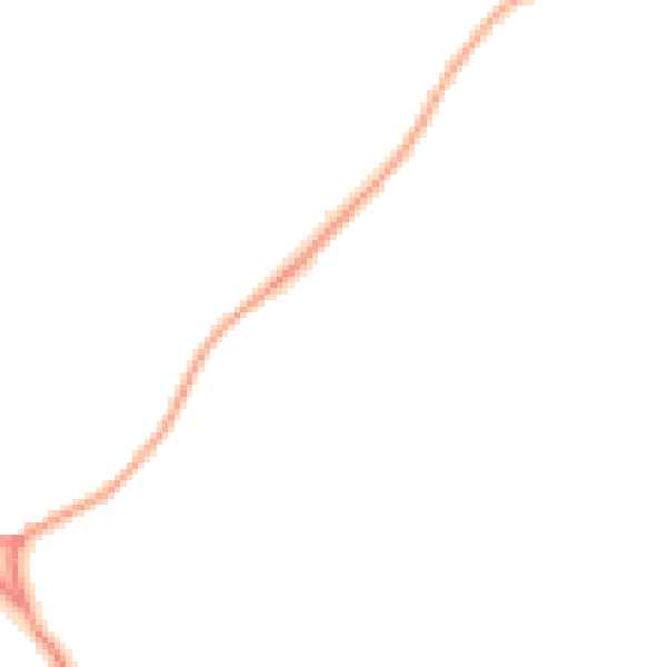 Night-time road noise heatmap for GU27 3AD