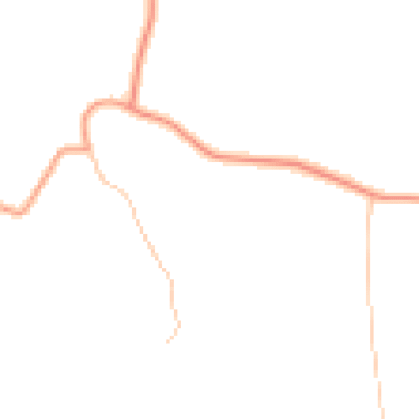 Daytime road noise heatmap for GU27 3ER
