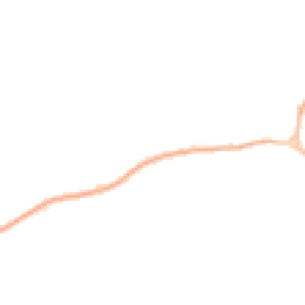 Night-time road noise heatmap for GU27 3QW