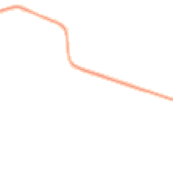 Night-time road noise heatmap for GU28 0HJ