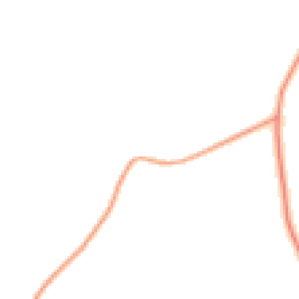 Daytime road noise heatmap for GU28 0LQ