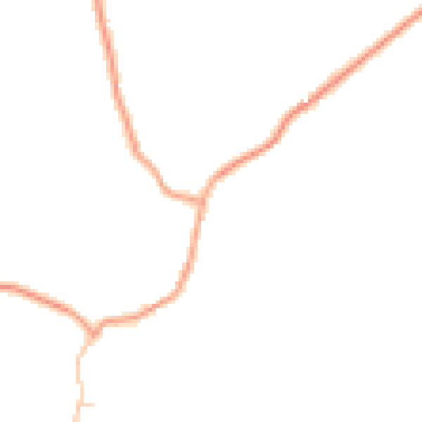 Daytime road noise heatmap for GU28 0QD