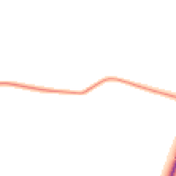 Daytime road noise heatmap for GU28 0QP