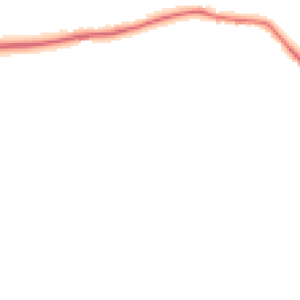 Night-time road noise heatmap for GU28 0RB