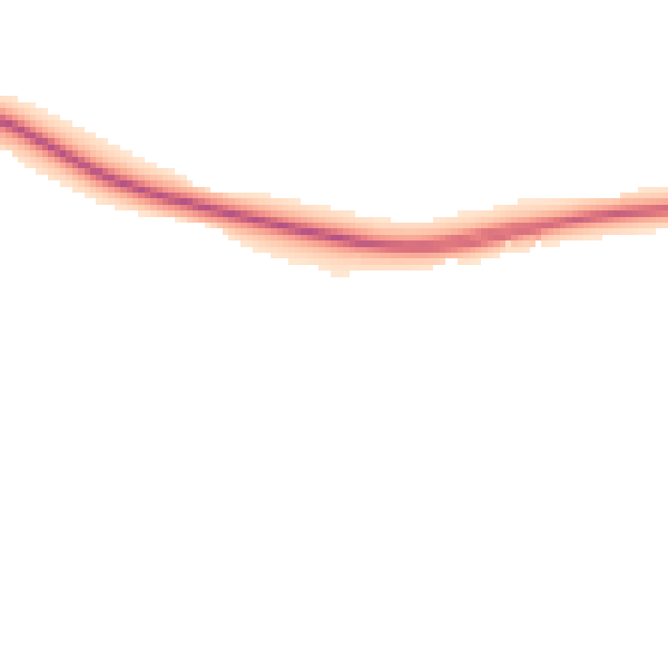 Night-time road noise heatmap for GU28 0RE