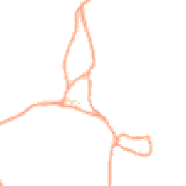 Daytime road noise heatmap for GU28 9BZ