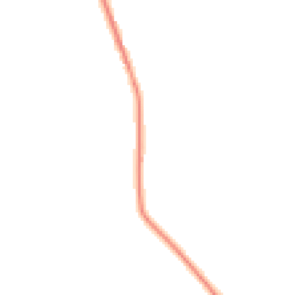 Night-time road noise heatmap for GU28 9EG
