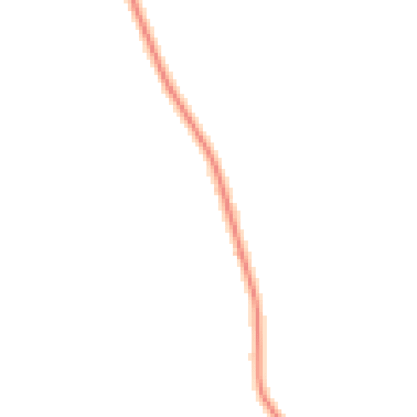 Night-time road noise heatmap for GU28 9EL