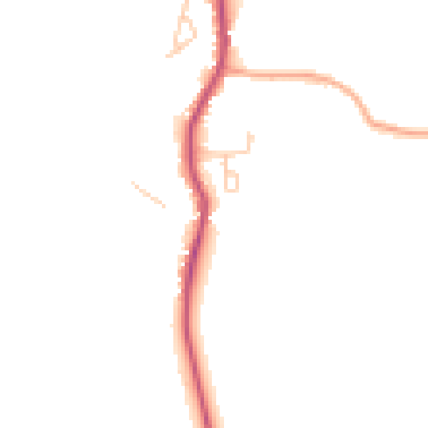 Daytime road noise heatmap for GU28 9HH