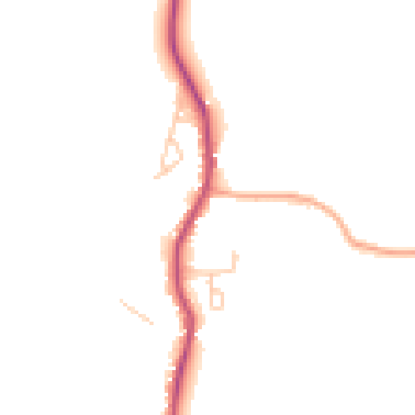 Daytime road noise heatmap for GU28 9HR