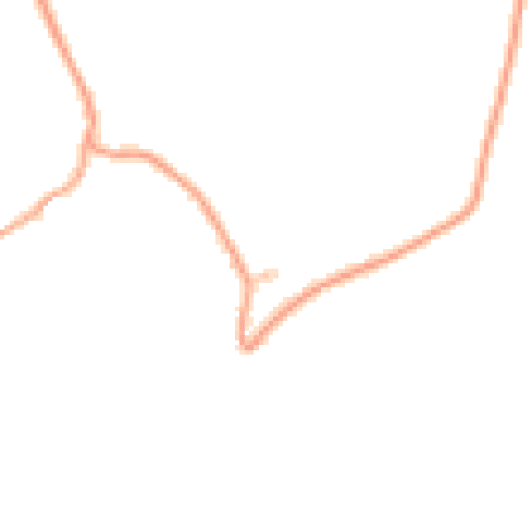 Daytime road noise heatmap for GU29 0DN