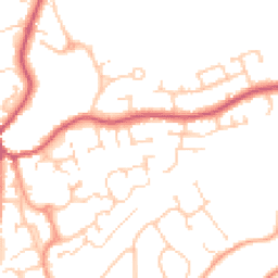 Daytime road noise heatmap for GU30 7BP