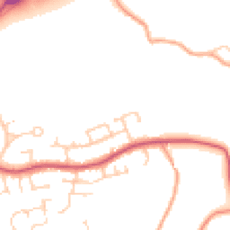 Daytime road noise heatmap for GU30 7DE