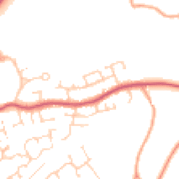 Daytime road noise heatmap for GU30 7DG