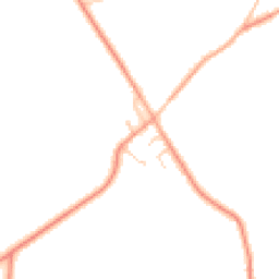Daytime road noise heatmap for GU30 7JS