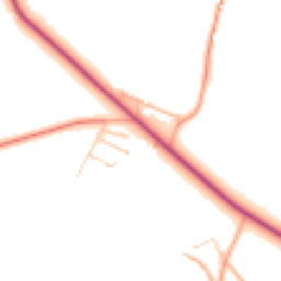 Daytime road noise heatmap for GU30 7RB