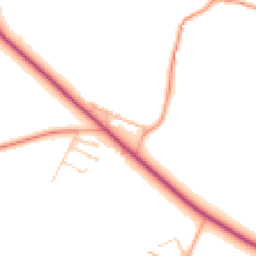 Daytime road noise heatmap for GU30 7RH