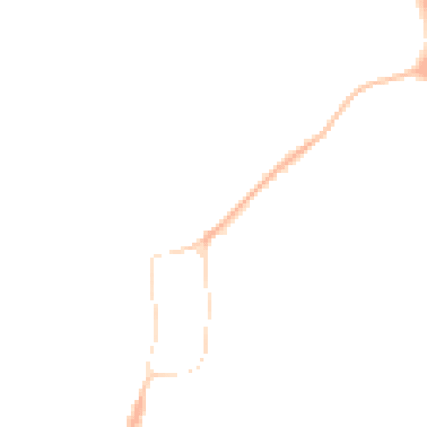 Night-time road noise heatmap for GU31 4AJ