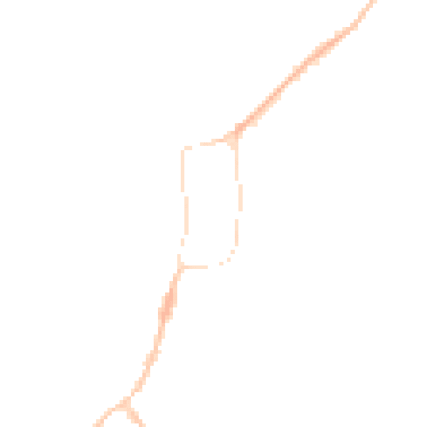 Night-time road noise heatmap for GU31 4AZ