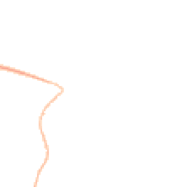 Night-time road noise heatmap for GU31 5BD