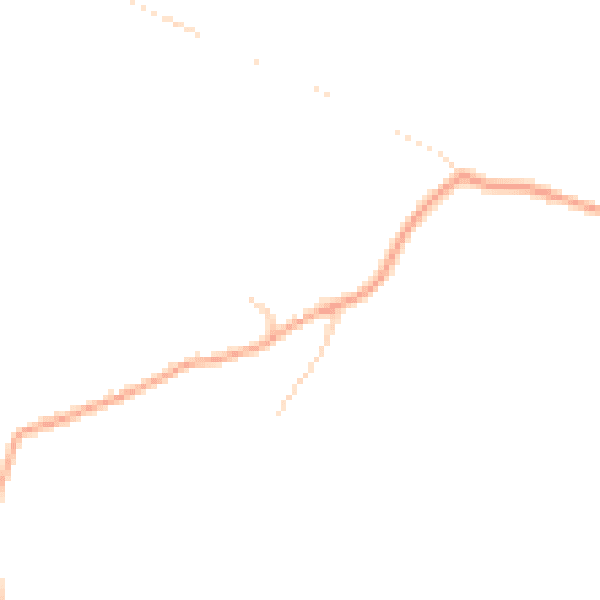 Daytime road noise heatmap for GU31 5DD