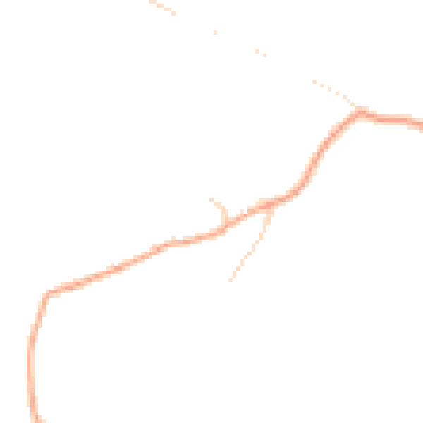 Daytime road noise heatmap for GU31 5DE