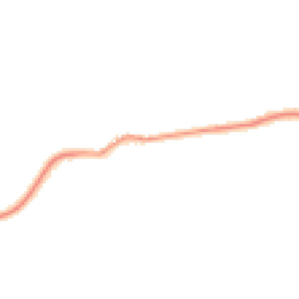 Night-time road noise heatmap for GU31 5EA