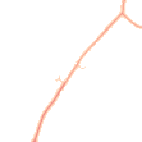Daytime road noise heatmap for GU31 5JF