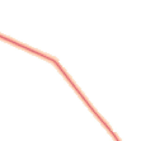 Daytime road noise heatmap for GU32 1BX