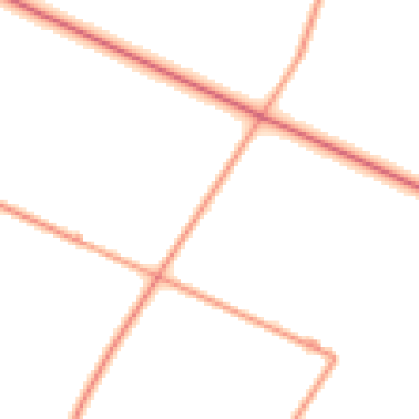 Daytime road noise heatmap for GU32 1DB