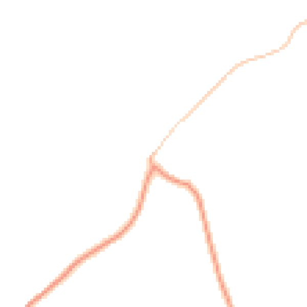Daytime road noise heatmap for GU32 1HJ
