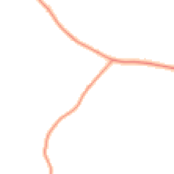 Daytime road noise heatmap for GU33 6JR