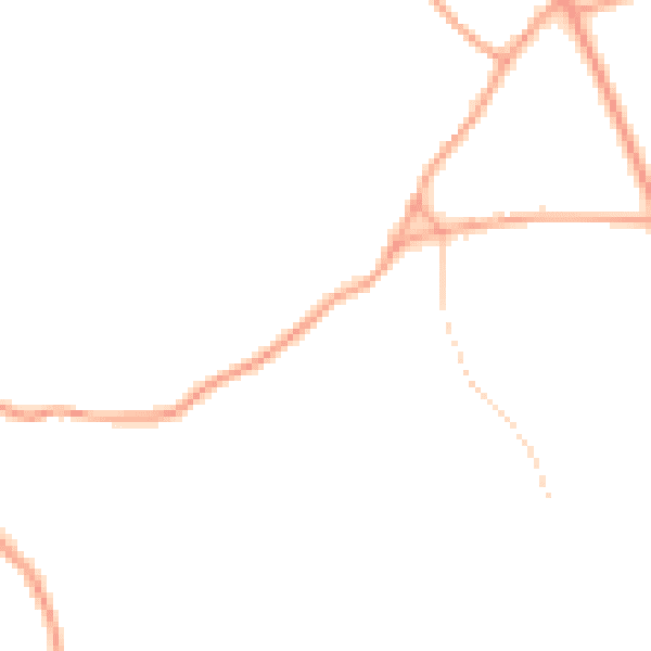 Daytime road noise heatmap for GU33 6LU
