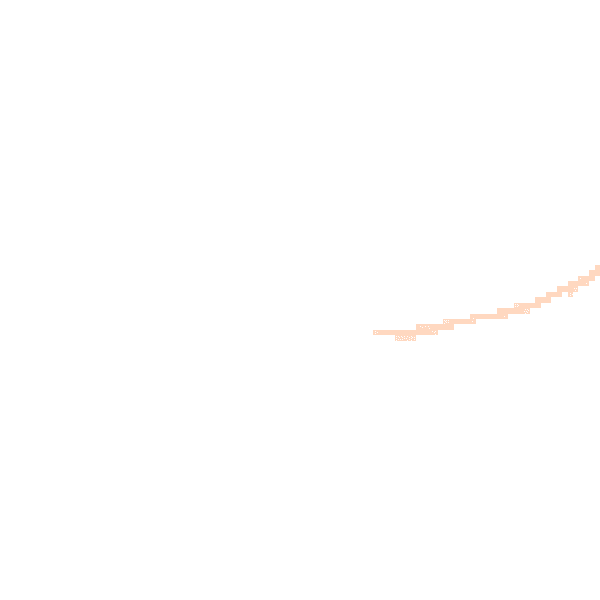 Night-time road noise heatmap for GU34 1AG