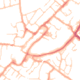Daytime road noise heatmap for GU34 1AS