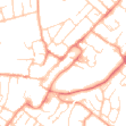Daytime road noise heatmap for GU34 1BA