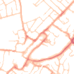 Daytime road noise heatmap for GU34 1BX