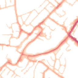 Daytime road noise heatmap for GU34 1EH