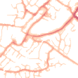 Daytime road noise heatmap for GU34 1FZ