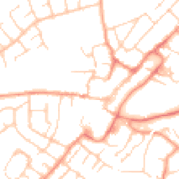 Daytime road noise heatmap for GU34 1HN