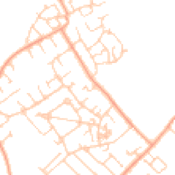 Daytime road noise heatmap for GU34 2FB