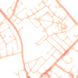 Daytime road noise heatmap for GU34 2HU