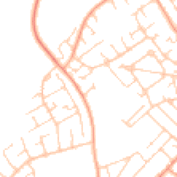 Daytime road noise heatmap for GU34 2QB