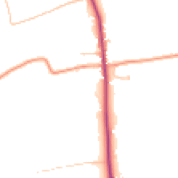 Daytime road noise heatmap for GU34 3DD