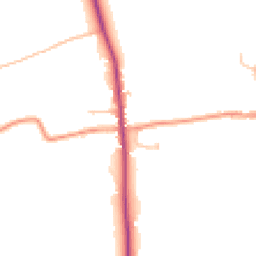Daytime road noise heatmap for GU34 3DR