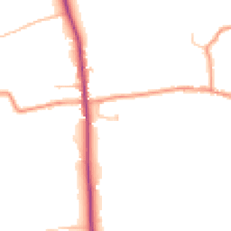 Daytime road noise heatmap for GU34 3DY