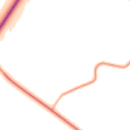 Daytime road noise heatmap for GU34 3PS