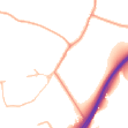 Daytime road noise heatmap for GU34 4FE