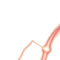 Night-time road noise heatmap for GU34 4HE