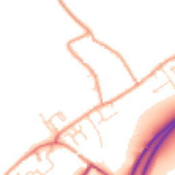 Daytime road noise heatmap for GU34 4HN